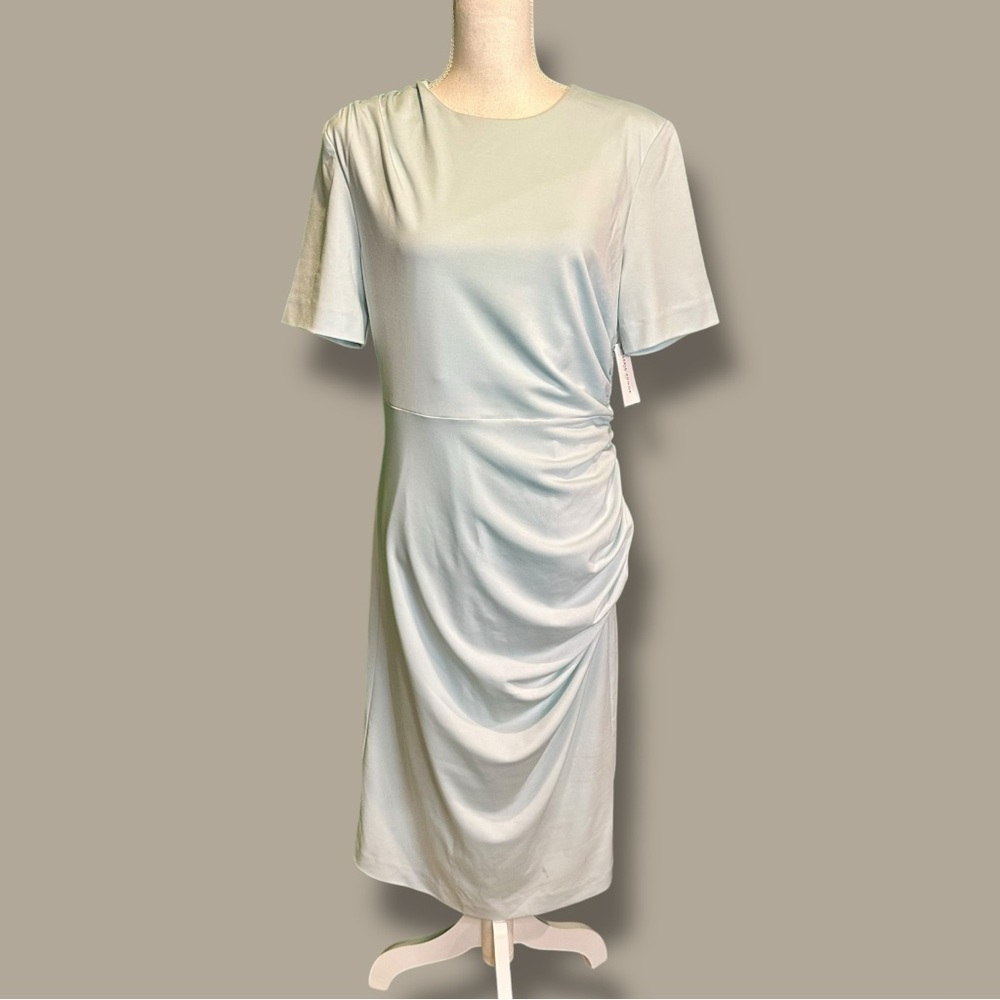 NWT Alexia Admor ‘Cataleya’ Dress in “Halogen Blue” Size Large